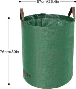 Tuin Afvalzakken - 2 Stuks - Opvouwbare Afvalzak - Tuin Afvalzak - Bladzakken - Waterstotend Tuinafvalzak - 270L 13 Tuin Afvalzakken - 2 Stuks - Opvouwbare Afvalzak - Tuin Afvalzak - Bladzakken - Waterstotend Tuinafvalzak - 270L -Tuingereedschaps Winkel 1016x1200 1