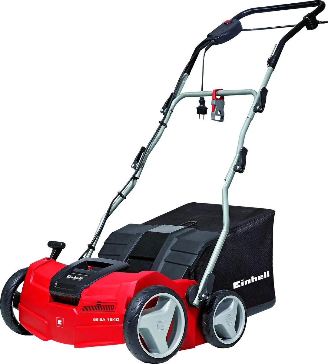Einhell Verticuteerder En Beluchter GE-SA 1640 (1600 W - 40 Cm Werkbreedte - Tot 12 Mm Werkdiepte - In Hoogte Verstelbaar Stuur - Opvangzak 48 L - Incl. Beluchtingsrol) 1 Einhell Verticuteerder En Beluchter GE-SA 1640 (1600 W - 40 Cm Werkbreedte - Tot 12 Mm Werkdiepte - In Hoogte Verstelbaar Stuur - Opvangzak 48 L - Incl. Beluchtingsrol)