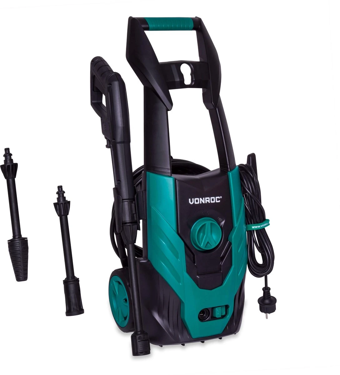VONROC Hogedrukreiniger V14-1 - 1400W – 110 Bar – 390 L/h – Incl. 5m Slang, Spuitstukken En Accessoires 1 VONROC Hogedrukreiniger V14-1 - 1400W – 110 Bar – 390 L/h – Incl. 5m Slang, Spuitstukken En Accessoires