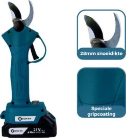 NovarGarden® Elektrische Snoeischaar NG1 - 2x Accu - Elektrisch - Takkenschaar - Op Batterij - 28mm 16 NovarGarden® Elektrische Snoeischaar NG1 - 2x Accu - Elektrisch - Takkenschaar - Op Batterij - 28mm -Tuingereedschaps Winkel 1089x1200