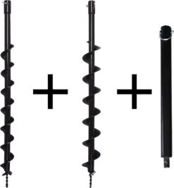 Kibani Grondboor 52cc Benzine + Grondboren Set 60 Mm + 80 Mm + 100 Mm + 150 Mm + 2 Verlengstukken - Palenboor - Grondboor Machine 16 Kibani Grondboor 52cc Benzine + Grondboren Set 60 Mm + 80 Mm + 100 Mm + 150 Mm + 2 Verlengstukken - Palenboor - Grondboor Machine -Tuingereedschaps Winkel 1110x1200