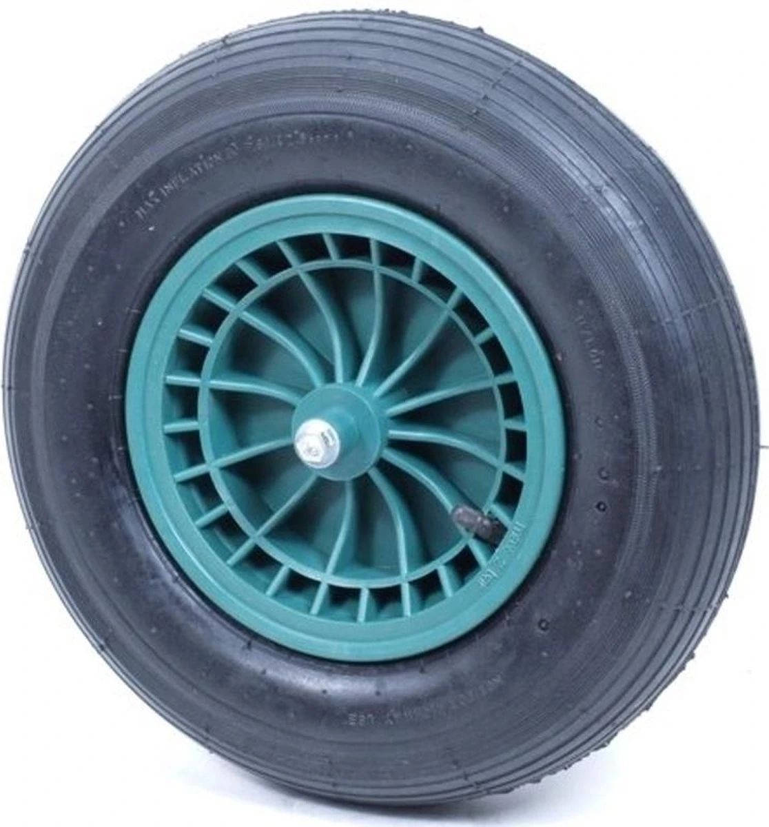 Kruiwagenwiel / Kruiwagenband Met As - Belastbaar Tot 180 Kg 1 Kruiwagenwiel / Kruiwagenband Met As - Belastbaar Tot 180 Kg