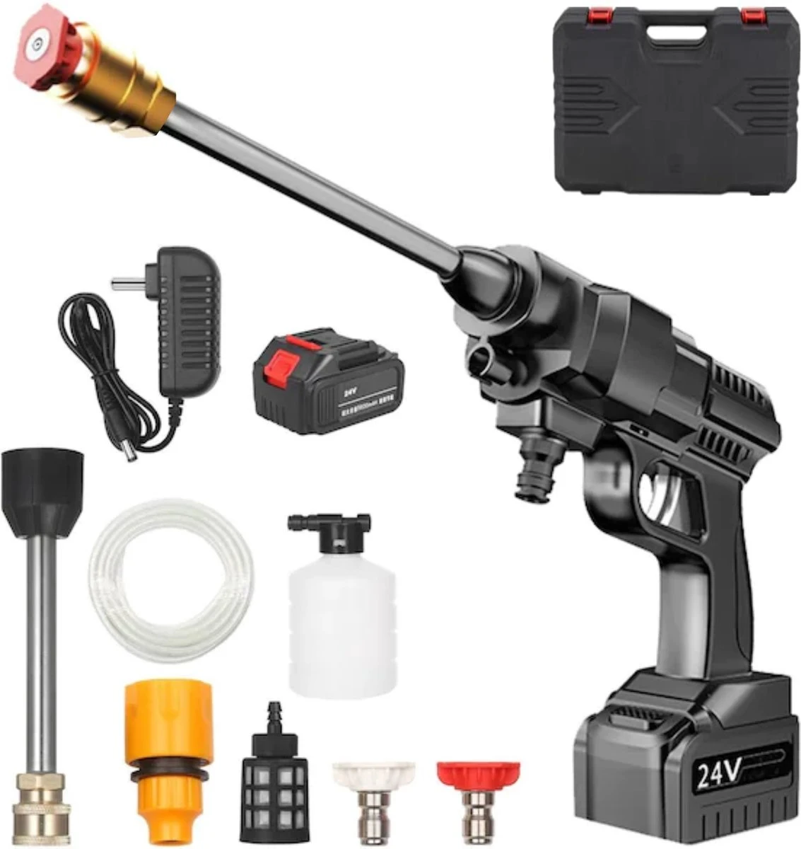 BOTC Universal Hogedrukreiniger - Draagbaar - Auto Wasmachine - Hogedrukreiniger 1 BOTC Universal Hogedrukreiniger - Draagbaar - Auto Wasmachine - Hogedrukreiniger