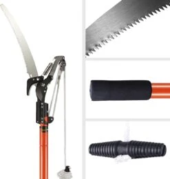 Gardebruk Takkenzaag Telescopisch - 2in1 Zaag & Snoeischaar - Oranje 24 Gardebruk Takkenzaag Telescopisch - 2in1 Zaag & Snoeischaar - Oranje -Tuingereedschaps Winkel 1137x1200
