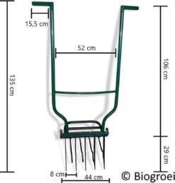 Biogroei® Ergonomische Woelvork - Spitvork - Met Verkruimelaar - Verlucht Je Bodem 5 Biogroei® Ergonomische Woelvork - Spitvork - Met Verkruimelaar - Verlucht Je Bodem -Tuingereedschaps Winkel 1143x1200 4