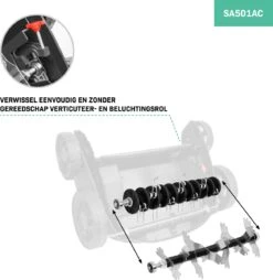 VONROC Elektrische Verticuteermachine - Gazonbeluchter – 1300W – Maaibreedte 320 Mm – 4 Dieptestanden (12/9/6/3 Mm) – Incl. 35L. Opvangbak 10 VONROC Elektrische Verticuteermachine - Gazonbeluchter – 1300W – Maaibreedte 320 Mm – 4 Dieptestanden (12/9/6/3 Mm) – Incl. 35L. Opvangbak -Tuingereedschaps Winkel 1169x1200 3