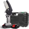 Mardin Mini Kettingzaag - Snoeizaag - Kettingzaag - Kettingzaag Electrisch Met 2 Accu - Inclusief Koffer - 1 Extra Accu - Grijs