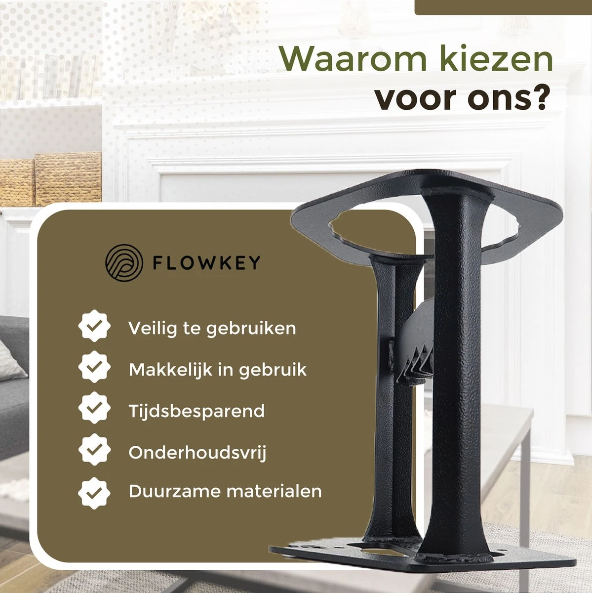 Flowkey® Houtklover XL - Houtsplijter Bijl - Houtkliever Kloofwig Gietijzer - Voor Hout & Aanmaakhout - Inclusief Gratis Hamer 8 Flowkey® Houtklover XL - Houtsplijter Bijl - Houtkliever Kloofwig Gietijzer - Voor Hout & Aanmaakhout - Inclusief Gratis Hamer - Afbeelding 8