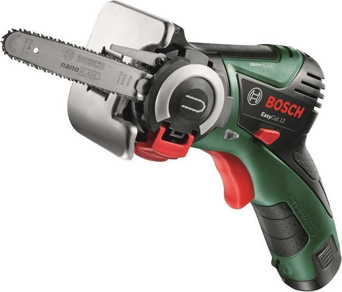 Bosch EasyCut 12 Accu Microkettingzaag - Met 1 X 12 V Accu En Lader 1 Bosch EasyCut 12 Accu Microkettingzaag - Met 1 X 12 V Accu En Lader