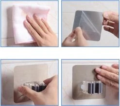 Bezem Houder - Zelfklevend - Zilverkleurig 11 Bezem Houder - Zelfklevend - Zilverkleurig -Tuingereedschaps Winkel 1200x1068 2