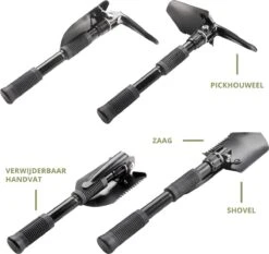 MacGyver Pikhouweelset En Schep - Opvouwbaar Pioniersschep - Zaag - Veldschep Inklapbaar - IJzer 8 MacGyver Pikhouweelset En Schep - Opvouwbaar Pioniersschep - Zaag - Veldschep Inklapbaar - IJzer -Tuingereedschaps Winkel 1200x1134 4