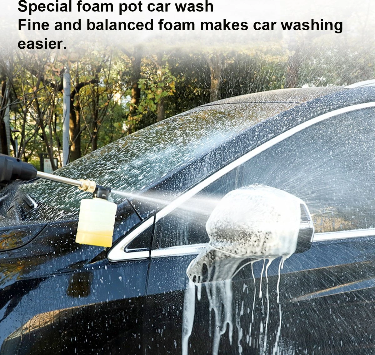 Merkloos Drillpro Elektrische Accu - Hogedrukreiniger - 30Bar - Multifunctioneel Mondstuk - Draagbaar Oplaadbaar Snoerloos - Zwart 2 Merkloos Drillpro Elektrische Accu - Hogedrukreiniger - 30Bar - Multifunctioneel Mondstuk - Draagbaar Oplaadbaar Snoerloos - Zwart - Afbeelding 2