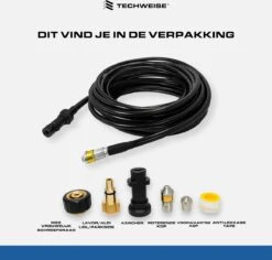 Techweise - Rioolslang Voor O.a. Kärcher - 15M - Met Roterende En Voorwaartse Kop 10 Techweise - Rioolslang Voor O.a. Kärcher - 15M - Met Roterende En Voorwaartse Kop -Tuingereedschaps Winkel 1200x1145 2