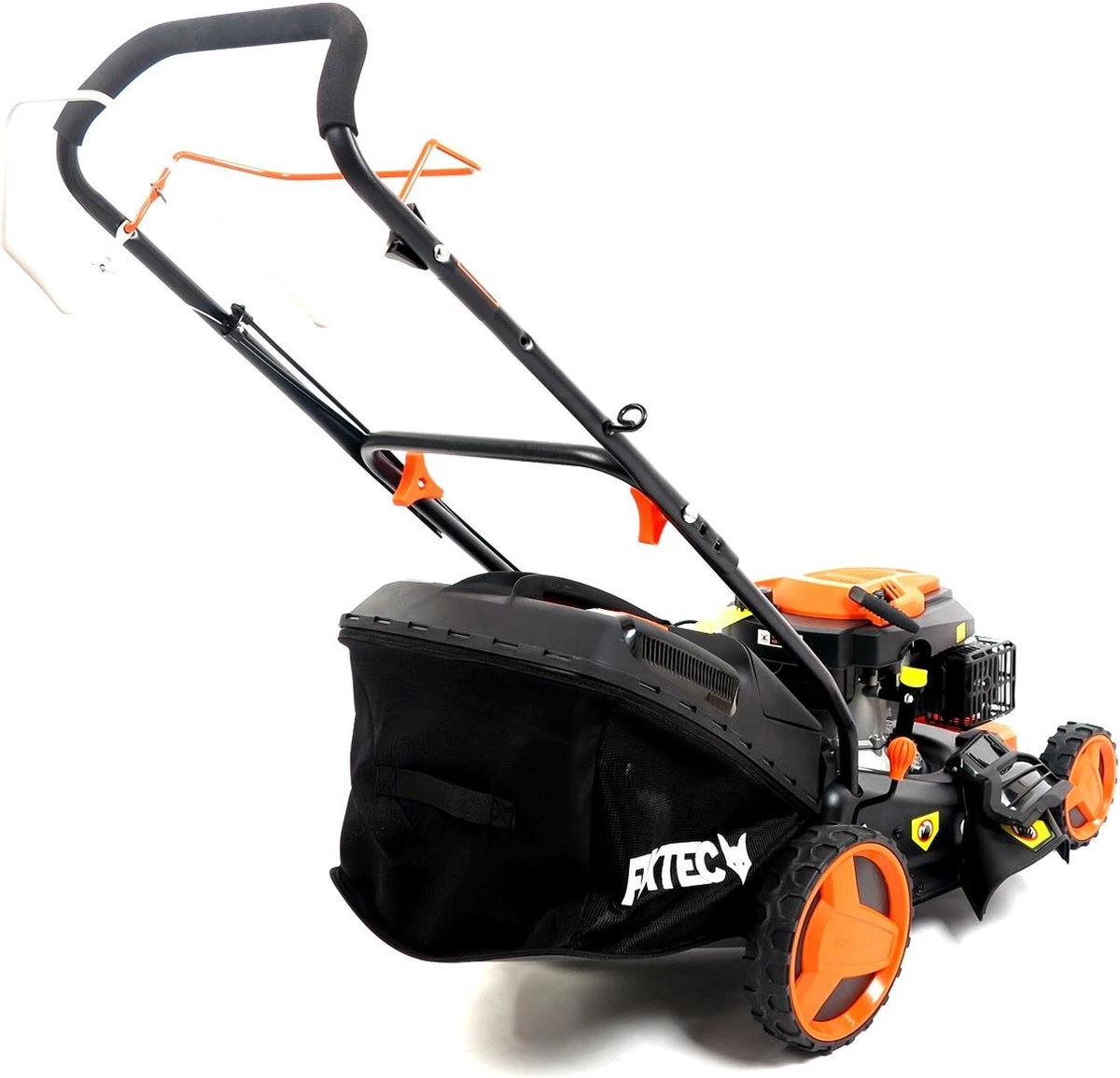 FUXTEC Grasmaaier Benzine - 46cm - Zelfrijdend / Zelftrekkend / Achterwielaandrijving - Mulchfunctie - Opvangbak 50L - FX-RM4646 8 FUXTEC Grasmaaier Benzine - 46cm - Zelfrijdend / Zelftrekkend / Achterwielaandrijving - Mulchfunctie - Opvangbak 50L - FX-RM4646 - Afbeelding 8