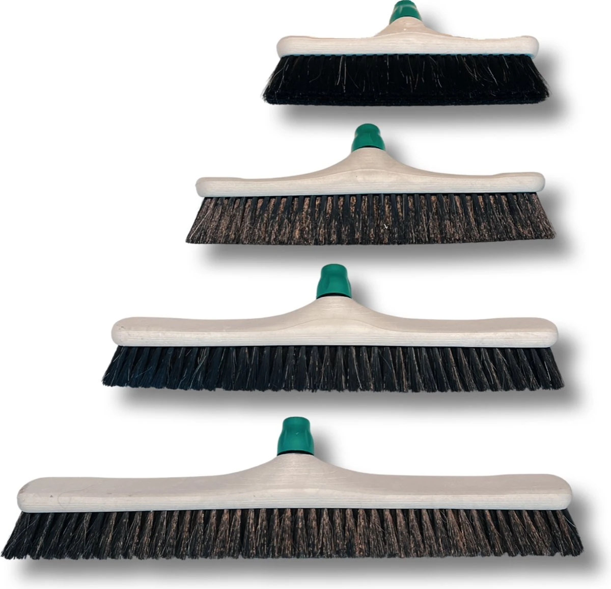 MAUS Bezem Binnen 50cm - Zachte Paardenhaar Zaalveger Met Steel 150cm - Gerecycled - Made In EU - Zeer Robuust 3 MAUS Bezem Binnen 50cm - Zachte Paardenhaar Zaalveger Met Steel 150cm - Gerecycled - Made In EU - Zeer Robuust - Afbeelding 3