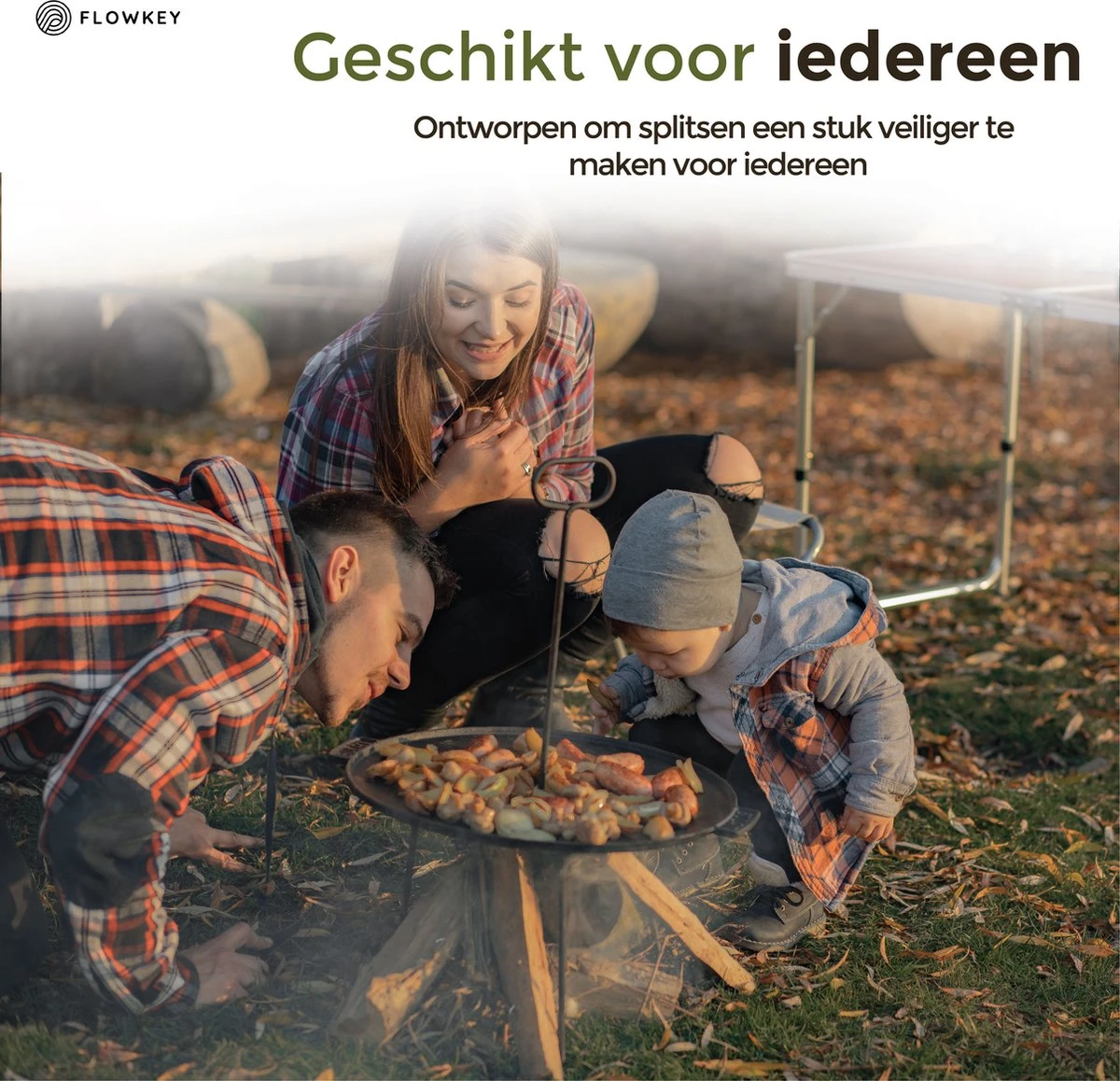 Flowkey® Houtklover XL - Houtsplijter Bijl - Houtkliever Kloofwig Gietijzer - Voor Hout & Aanmaakhout - Inclusief Gratis Bevestigingsset 4 Flowkey® Houtklover XL - Houtsplijter Bijl - Houtkliever Kloofwig Gietijzer - Voor Hout & Aanmaakhout - Inclusief Gratis Bevestigingsset - Afbeelding 4