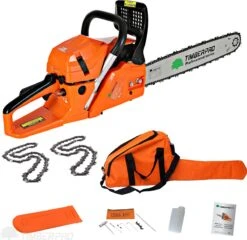 TIMBERPRO - Kettingzaag - 62 Cc - Benzine - Zwaardlengte 50 Cm - Met Transportzak - Met 2e Ketting 15 TIMBERPRO - Kettingzaag - 62 Cc - Benzine - Zwaardlengte 50 Cm - Met Transportzak - Met 2e Ketting -Tuingereedschaps Winkel 1200x1164 2