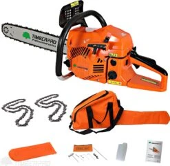TIMBERPRO - Kettingzaag – Benzine - 62 Cc - Zwaardlengte 50 Cm - Transportzak - 2e Ketting 11 TIMBERPRO - Kettingzaag – Benzine - 62 Cc - Zwaardlengte 50 Cm - Transportzak - 2e Ketting -Tuingereedschaps Winkel 1200x1165 3