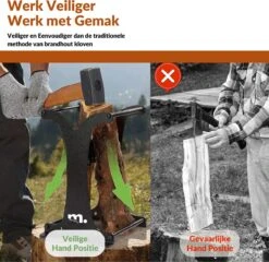 Miseru Houtklover – Zonder Bijl – No Axe – HANDMADE In Holland Houtsplijter – Houtkliever – Houtklover Voor Aanmaakhout – Ook Voor Stammen - Metaal 9 Miseru Houtklover – Zonder Bijl – No Axe – HANDMADE In Holland Houtsplijter – Houtkliever – Houtklover Voor Aanmaakhout – Ook Voor Stammen - Metaal -Tuingereedschaps Winkel 1200x1168 5