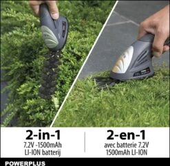 Powerplus POWEG4500 Gras-/Heggenschaar Accu - 7.2V - Snoeien En Knippen - Zwaardlengte 83/120mm - Mesafstand 8mm - Incl. 1,5Ah Accu En Lader - Haagschaar Voor Tuinonderhoud 8 Powerplus POWEG4500 Gras-/Heggenschaar Accu - 7.2V - Snoeien En Knippen - Zwaardlengte 83/120mm - Mesafstand 8mm - Incl. 1,5Ah Accu En Lader - Haagschaar Voor Tuinonderhoud -Tuingereedschaps Winkel 1200x1177 2