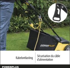 Powerplus POWXG7513 Elektrische Verticuteermachine - Mos Verwijderaar - 1400W - 320mm Maaibreedte - 45L Opvangbak - Incl. Gazonbeluchter/grasbeluchter 9 Powerplus POWXG7513 Elektrische Verticuteermachine - Mos Verwijderaar - 1400W - 320mm Maaibreedte - 45L Opvangbak - Incl. Gazonbeluchter/grasbeluchter -Tuingereedschaps Winkel 1200x1177 7