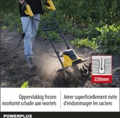 Powerplus POWXG72010 Tuinfrees - 1500W - Werkbreedte 450mm - Werkdiepte Max. 220mm - Incl. 6 Messen En Wielen 8 Powerplus POWXG72010 Tuinfrees - 1500W - Werkbreedte 450mm - Werkdiepte Max. 220mm - Incl. 6 Messen En Wielen -Tuingereedschaps Winkel 1200x1179 10