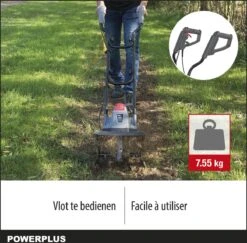 Powerplus POWEG7010 Tuinfrees - 1050W - Werkbreedte 320mm - Werkdiepte Max. 220mm - Incl. 4 Messen 11 Powerplus POWEG7010 Tuinfrees - 1050W - Werkbreedte 320mm - Werkdiepte Max. 220mm - Incl. 4 Messen -Tuingereedschaps Winkel 1200x1180 1