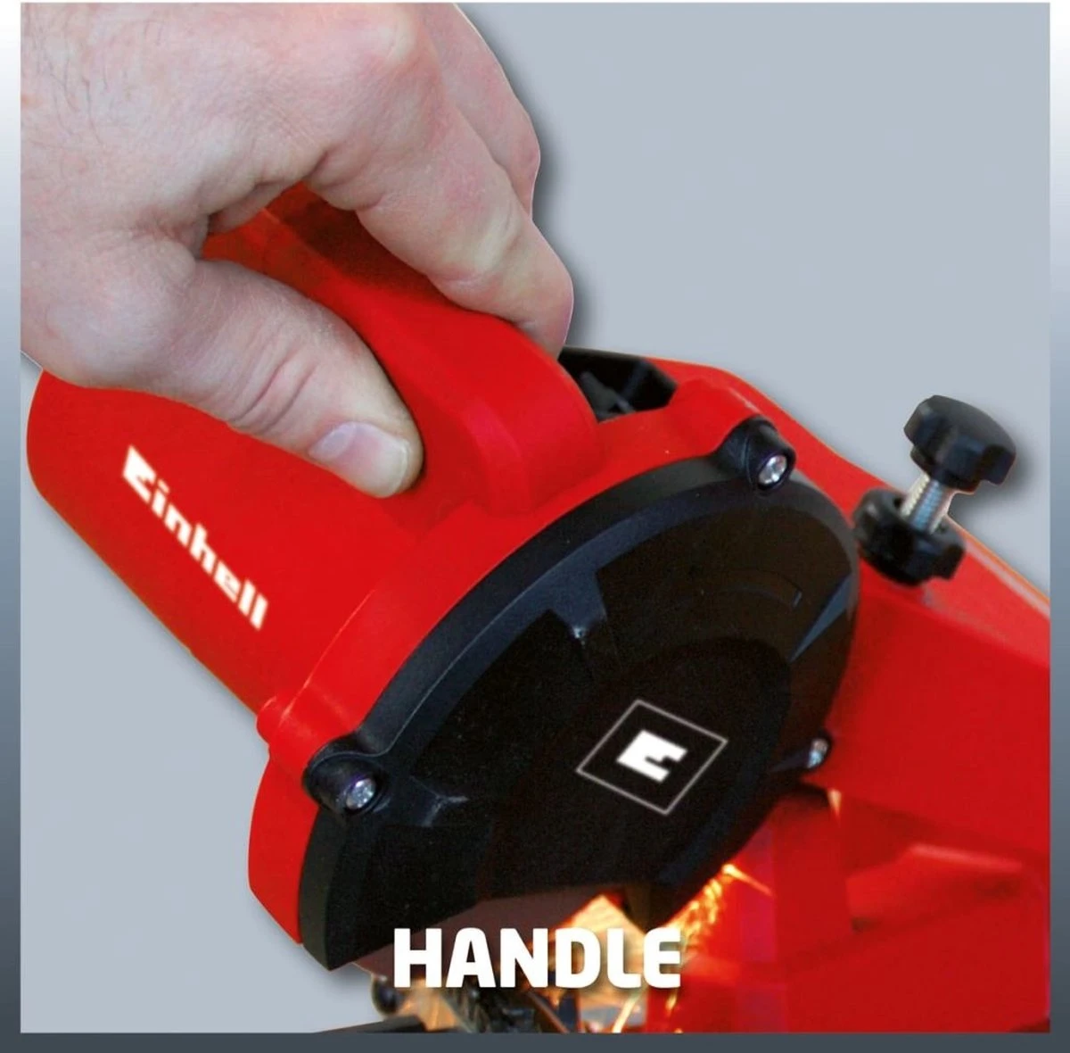 Einhell Kettingslijper GC-CS 85 E (85 W - 5500 /min - Slijphoekverstelling W. Schaal - Kettingspanner - Dieptebegrenzer Incl. Slijpschijf) 11 Einhell Kettingslijper GC-CS 85 E (85 W - 5500 /min - Slijphoekverstelling W. Schaal - Kettingspanner - Dieptebegrenzer Incl. Slijpschijf) - Afbeelding 11