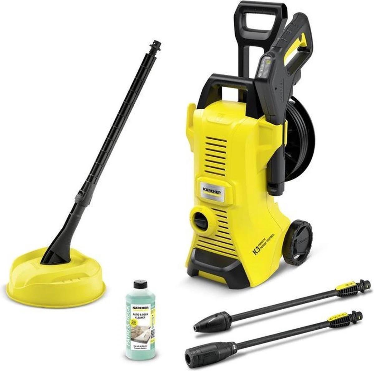 Kärcher K 3 Premium Power Control Home Hogedrukreiniger - 1600W - 120 Bar - 25 M²/h - Met Terrasreiniger 2 Kärcher K 3 Premium Power Control Home Hogedrukreiniger - 1600W - 120 Bar - 25 M²/h - Met Terrasreiniger - Afbeelding 2