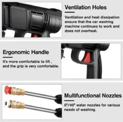 Merkloos Drillpro Elektrische Accu - Hogedrukreiniger - 30Bar - Multifunctioneel Mondstuk - Draagbaar Oplaadbaar Snoerloos - Zwart 14 Merkloos Drillpro Elektrische Accu - Hogedrukreiniger - 30Bar - Multifunctioneel Mondstuk - Draagbaar Oplaadbaar Snoerloos - Zwart -Tuingereedschaps Winkel 1200x1191