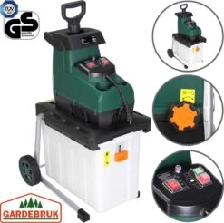 Gardebruk Hakselaar Elektrisch 2800W - 45mm Takdikte - Opvangbak 60 L 15 Gardebruk Hakselaar Elektrisch 2800W - 45mm Takdikte - Opvangbak 60 L -Tuingereedschaps Winkel 1200x1197 1