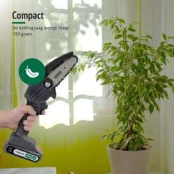Mardin Mini Kettingzaag - Snoeizaag - Kettingzaag - Kettingzaag Electrisch Met 2 Accu - Inclusief Koffer - 1 Extra Accu - Zwart -Tuingereedschaps Winkel 1200x1199 14