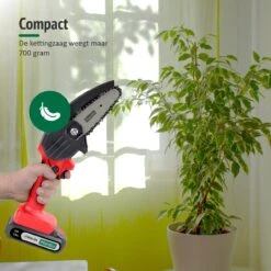 Mardin Mini Kettingzaag - Snoeizaag - Kettingzaag - Kettingzaag Electrisch Met 2 Accu - Inclusief Koffer - 1 Extra Accu - Rood -Tuingereedschaps Winkel 1200x1199 9