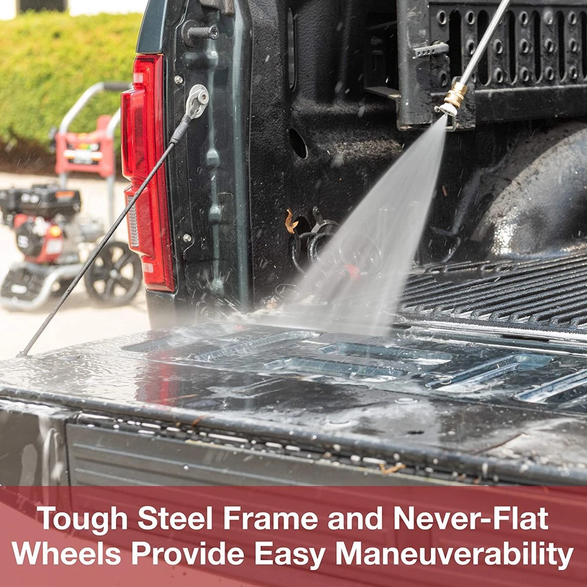 Powertech Professionele Hogedrukreiniger Op Benzine - 6.5 PK - 3600 PSI - 220 Bar - Hogedrukreiniger Auto - Terrasreiniger - Oppervlaktereiniger - Autoreiniger - Zwembadreiniger - 5 Snelkoppelstukken- Zwart / Rood 8 Powertech Professionele Hogedrukreiniger Op Benzine - 6.5 PK - 3600 PSI - 220 Bar - Hogedrukreiniger Auto - Terrasreiniger - Oppervlaktereiniger - Autoreiniger - Zwembadreiniger - 5 Snelkoppelstukken- Zwart / Rood - Afbeelding 8