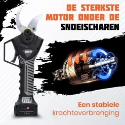 Reichlër® Elektrische Snoeischaar - 40 Mm Snijdiameter - 2x Accu - Anti-cut Functie - Heggenschaar - Takkenschaar - Zwart 13 Reichlër® Elektrische Snoeischaar - 40 Mm Snijdiameter - 2x Accu - Anti-cut Functie - Heggenschaar - Takkenschaar - Zwart -Tuingereedschaps Winkel 1200x1200 200