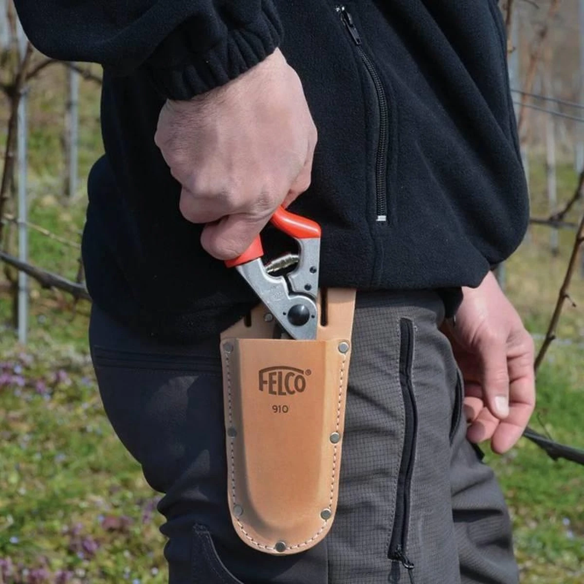 Felco Snoeischaar Holster Leder 3 Felco Snoeischaar Holster Leder - Afbeelding 3