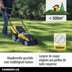 Powerplus POWXG6281 Elektrische Grasmaaier - Grasmachine Voor Middelgrote En Grote Tuin - 2000W - Maaibreedte 420mm - Verstelbare Maaihoogte - Mulching Functie - Incl. 40L Opvangbak 11 Powerplus POWXG6281 Elektrische Grasmaaier - Grasmachine Voor Middelgrote En Grote Tuin - 2000W - Maaibreedte 420mm - Verstelbare Maaihoogte - Mulching Functie - Incl. 40L Opvangbak -Tuingereedschaps Winkel 1200x1200 275