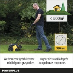 Powerplus POWXG7513 Elektrische Verticuteermachine - Mos Verwijderaar - 1400W - 320mm Maaibreedte - 45L Opvangbak - Incl. Gazonbeluchter/grasbeluchter 11 Powerplus POWXG7513 Elektrische Verticuteermachine - Mos Verwijderaar - 1400W - 320mm Maaibreedte - 45L Opvangbak - Incl. Gazonbeluchter/grasbeluchter -Tuingereedschaps Winkel 1200x1200 396