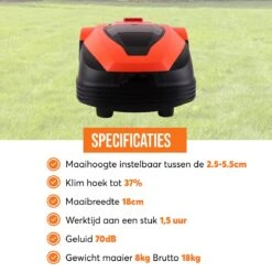 Zoef Robot Robotmaaier Betsie Met APP <1400 M2 19 Zoef Robot Robotmaaier Betsie Met APP <1400 M2 -Tuingereedschaps Winkel 1200x1200 440