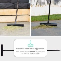 CLEANLY® Rubberen Bezem Met Vloerwisser - Kappersbezem - Zachte Bezem Binnen & Buiten - Vloertrekker Met Steel - 68-150 Cm 16 CLEANLY® Rubberen Bezem Met Vloerwisser - Kappersbezem - Zachte Bezem Binnen & Buiten - Vloertrekker Met Steel - 68-150 Cm -Tuingereedschaps Winkel 1200x1200 461