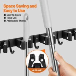 BOTC Bezemhouder - 5 Houders 6 Haken - Gereedschapshouder - Zeflklevend - Bezem Ophangsysteem - Ophanghaken - Tuingereedschap 14 BOTC Bezemhouder - 5 Houders 6 Haken - Gereedschapshouder - Zeflklevend - Bezem Ophangsysteem - Ophanghaken - Tuingereedschap -Tuingereedschaps Winkel 1200x1200 470