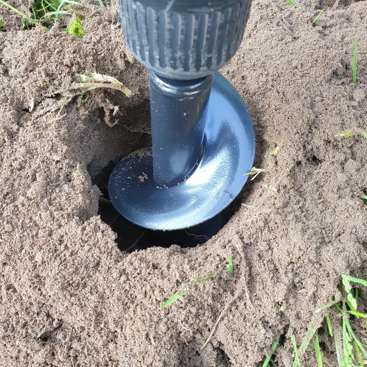 Grondboor Voor Boormachine - 8x25 Cm - Zwart 4 Grondboor Voor Boormachine - 8x25 Cm - Zwart - Afbeelding 4