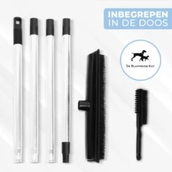2 In 1 Rubberen Bezem – Bezem Binnen & Buiten – Vloerwisser Met Steel - Met Huisdierhaar Verwijderaar - Vloertrekker – Veger - Extra Lang 160cm -Tuingereedschaps Winkel 1200x1200 496