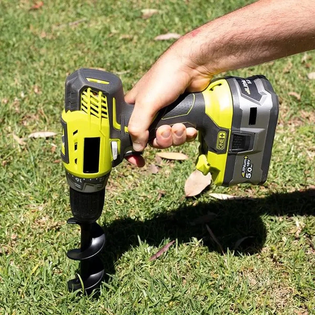 Merkloos Grondboor - Grondboor Voor Boormachine - Bollenplanter - Palenboor - Boor - Tuin - 60 Cm - 8 CM 4 Merkloos Grondboor - Grondboor Voor Boormachine - Bollenplanter - Palenboor - Boor - Tuin - 60 Cm - 8 CM - Afbeelding 4