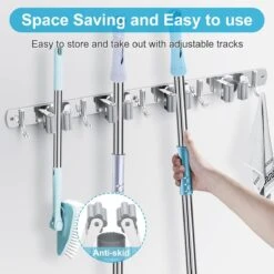 BOTC Bezemhouder - 5 Houders 6 Haken Bezem Ophangsysteem - Zeflklevend - Opbergsysteem - Ophanghaken - Tuingereedschap - Gereedschap Opbergen 8 BOTC Bezemhouder - 5 Houders 6 Haken Bezem Ophangsysteem - Zeflklevend - Opbergsysteem - Ophanghaken - Tuingereedschap - Gereedschap Opbergen -Tuingereedschaps Winkel 1200x1200 542