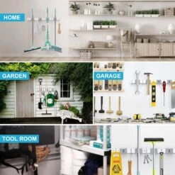 BOTC Bezemhouder - 5 Houders 6 Haken Bezem Ophangsysteem - Zeflklevend - Opbergsysteem - Ophanghaken - Tuingereedschap - Gereedschap Opbergen 9 BOTC Bezemhouder - 5 Houders 6 Haken Bezem Ophangsysteem - Zeflklevend - Opbergsysteem - Ophanghaken - Tuingereedschap - Gereedschap Opbergen -Tuingereedschaps Winkel 1200x1200 543