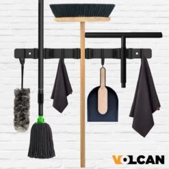 Volcan Bezemhouder - Bezem Ophangsysteem Tuingereedschap - Gereedschapshouder - Zelfklevend - 3M Tape - 3 Houders 4 Haken - RVS Zwart 11 Volcan Bezemhouder - Bezem Ophangsysteem Tuingereedschap - Gereedschapshouder - Zelfklevend - 3M Tape - 3 Houders 4 Haken - RVS Zwart -Tuingereedschaps Winkel 1200x1200 553