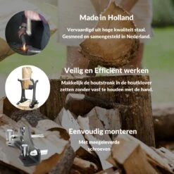 Miseru Houtklover – Zonder Bijl – No Axe – HANDMADE In Holland Houtsplijter – Houtkliever – Houtklover Voor Aanmaakhout – Ook Voor Stammen - Metaal 10 Miseru Houtklover – Zonder Bijl – No Axe – HANDMADE In Holland Houtsplijter – Houtkliever – Houtklover Voor Aanmaakhout – Ook Voor Stammen - Metaal -Tuingereedschaps Winkel 1200x1200 593