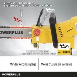 Powerplus POWXG1032 Elektrische Kettingzaag - 900W - Zwaardlengte 300mm - Automatische Kettingsmering - Incl. 1x Ketting En 1x Zwaard 11 Powerplus POWXG1032 Elektrische Kettingzaag - 900W - Zwaardlengte 300mm - Automatische Kettingsmering - Incl. 1x Ketting En 1x Zwaard -Tuingereedschaps Winkel 1200x1200 664