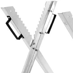 Merkloos Monzana Zaagbok - Metaal Opvouwbaar 83x81x88cm - Zilver -Tuingereedschaps Winkel 1200x1200 668